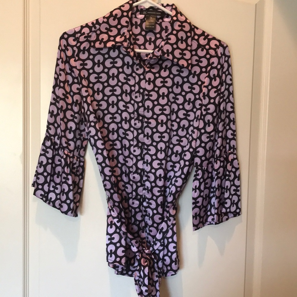 Inc 100% Silk Top.